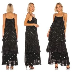 Anime Bing Polka Dot Maxi Dress